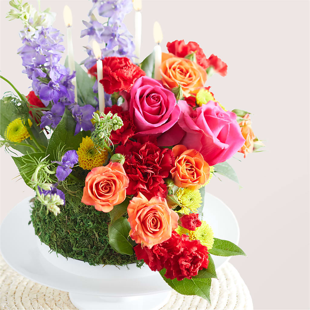Best Year Yet Floral Cake –  Flowers By Helen, Forsyth GA