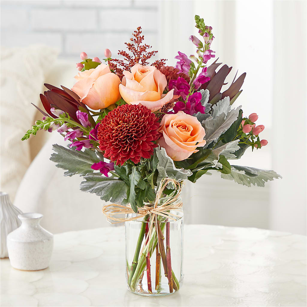 Moody Hues Bouquet –  Flowers By Helen, Forsyth GA