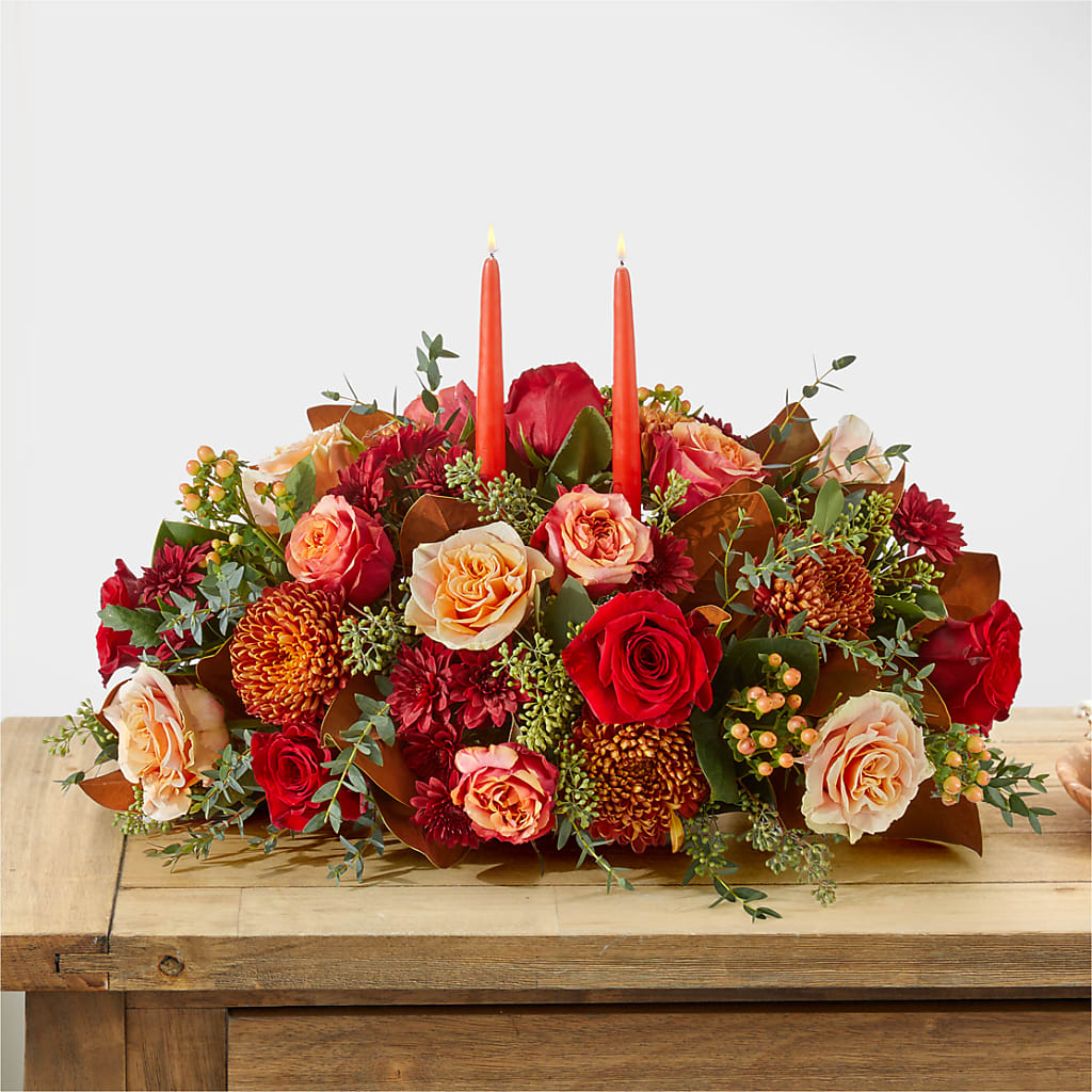 Gather Near Centerpiece –  Flowers By Helen, Forsyth GA
