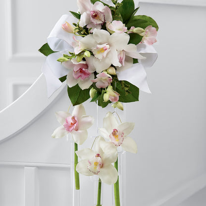 Perfect Entrance Pew Arrangement –  Flowers By Helen, Forsyth GA