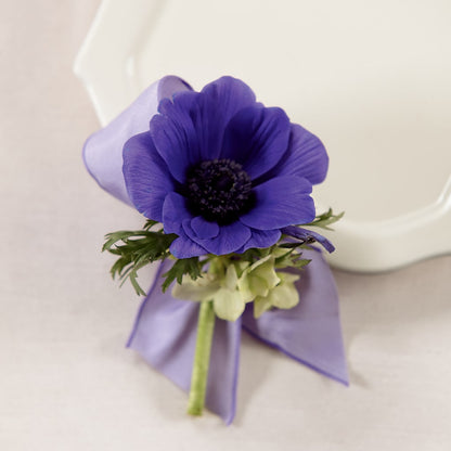 Purple Passion Boutonniere –  Flowers By Helen, Forsyth GA