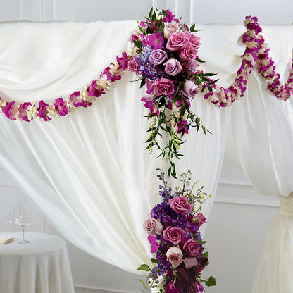 Color & Light Chuppah Decor –  Flowers By Helen, Forsyth GA
